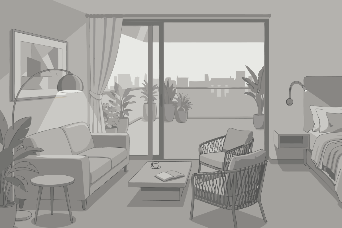 Studio Apartment with King Bed